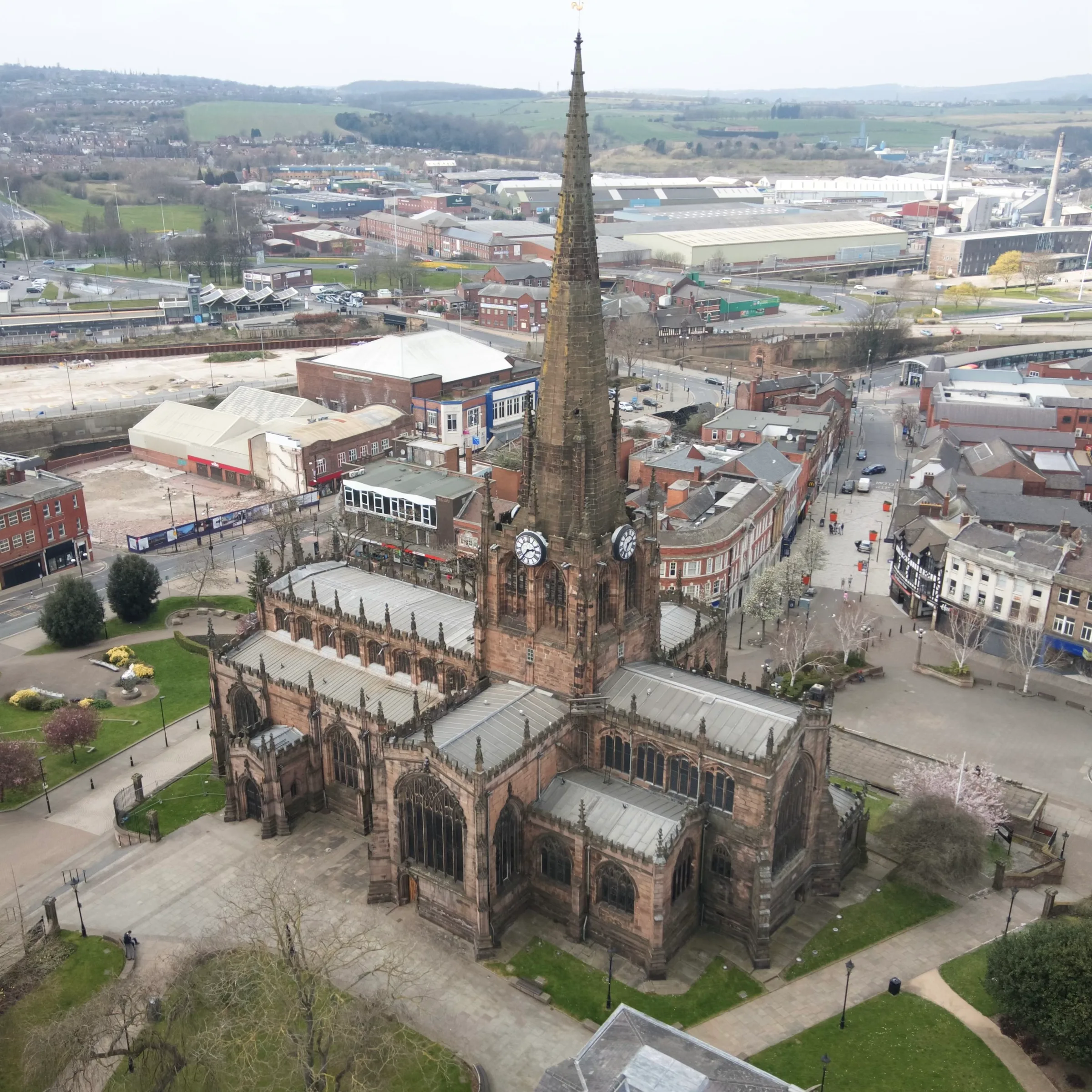 Rotherham Minster, Vicarage Lane, Clifton, Rawmarsh, South Yorkshire, England — Photos of Rotherham Minster. Taken on 27 March 2022. The Minster wasn't open, so I just had a couple of photos from the…, 27 March 2022