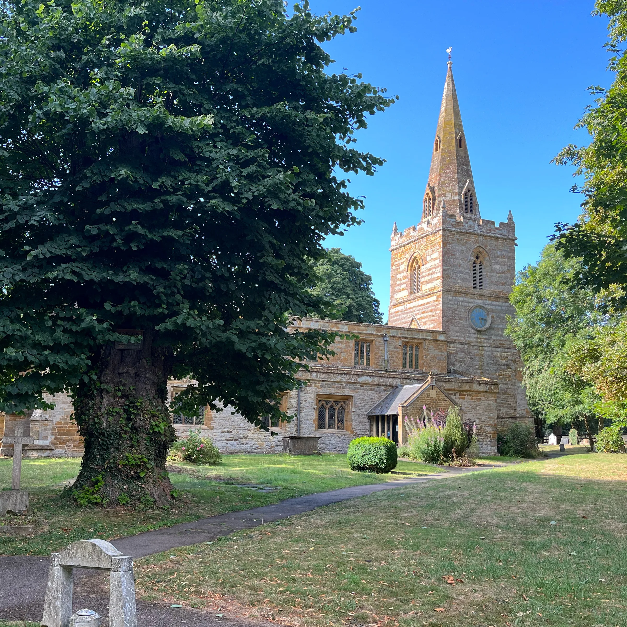 St Michael and All Angels Church, Kislingbury Road, Bugbrooke, Northamptonshire, England — Photos of St Michael's Church, Bugbrooke, Northants. Taken by me on 05 August 2022., 05 August 2022