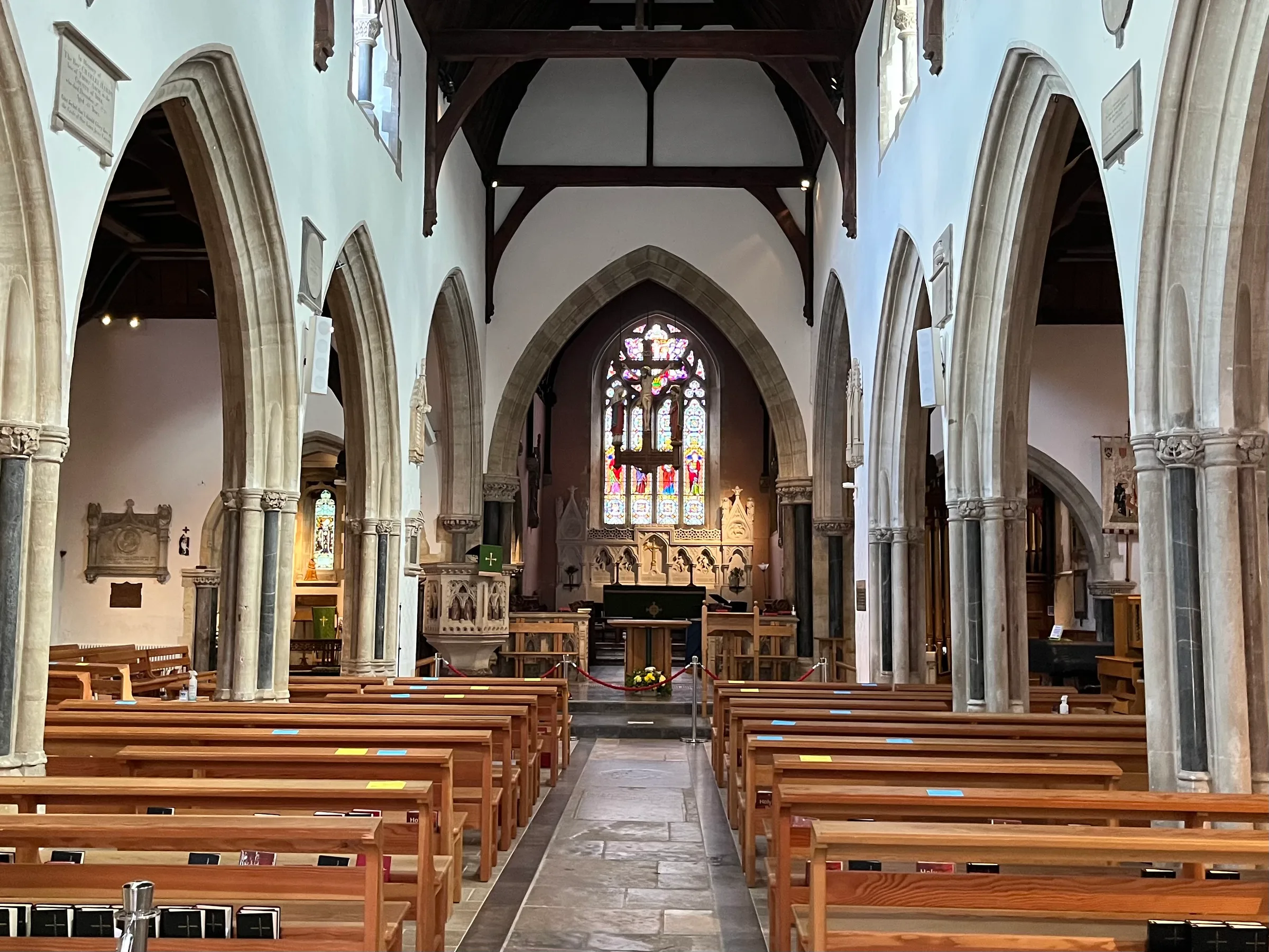 St Giles and St Nicholas Church, Church Lane, Sidmouth, Devon, England — Photos of Sidmouth Parish Church from our visit on 26 July 2022., 26 July 2022