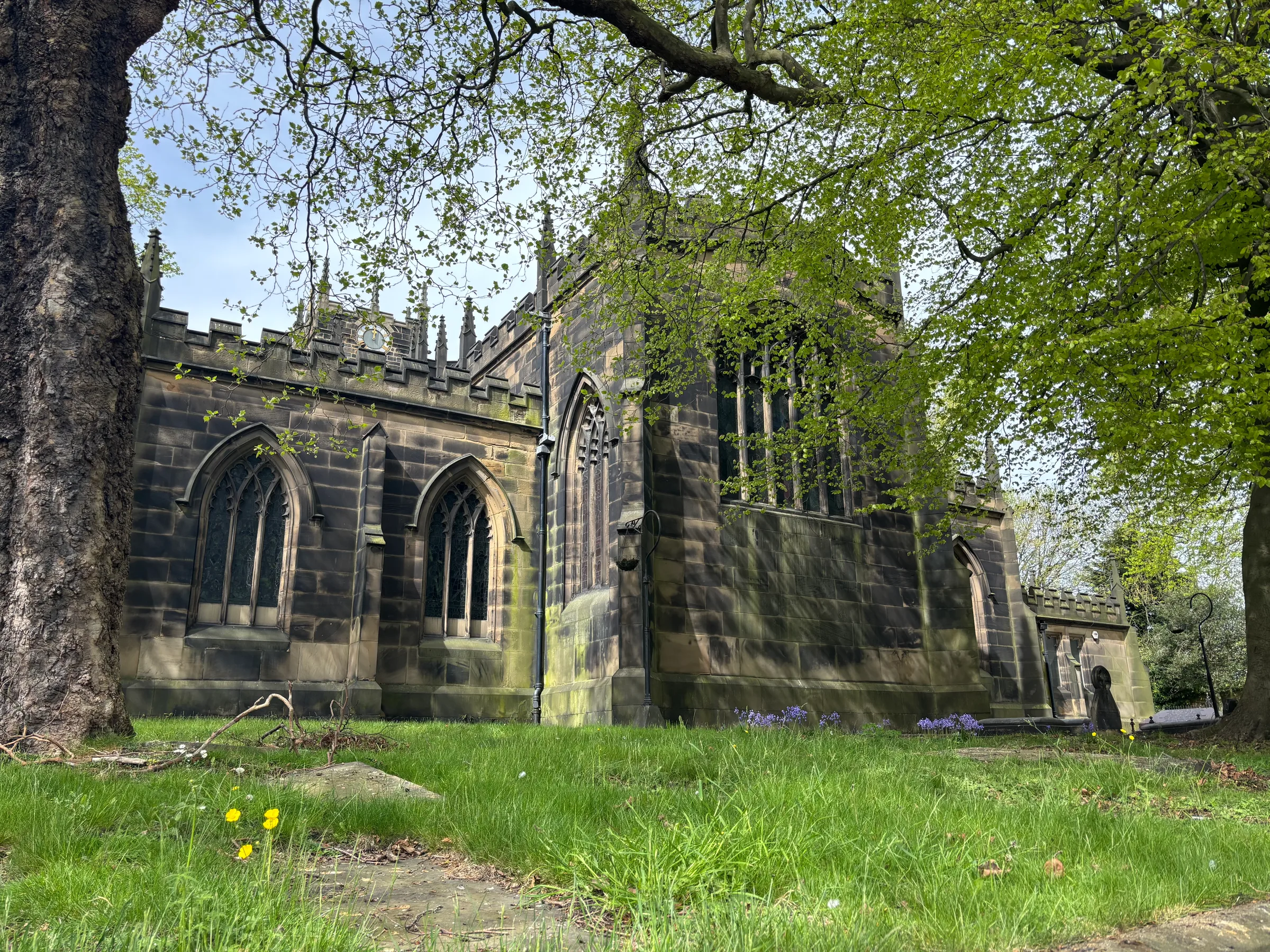 St Mary's Church, Kingstone, Barnsley, South Yorkshire, England — Photos of St Mary's Church, Barnsley. Taken by me on 28 April 2025., 28 April 2025